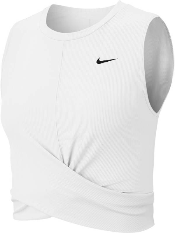 Nike Women's Dri-FIT Cropped Twist Training Tank Top