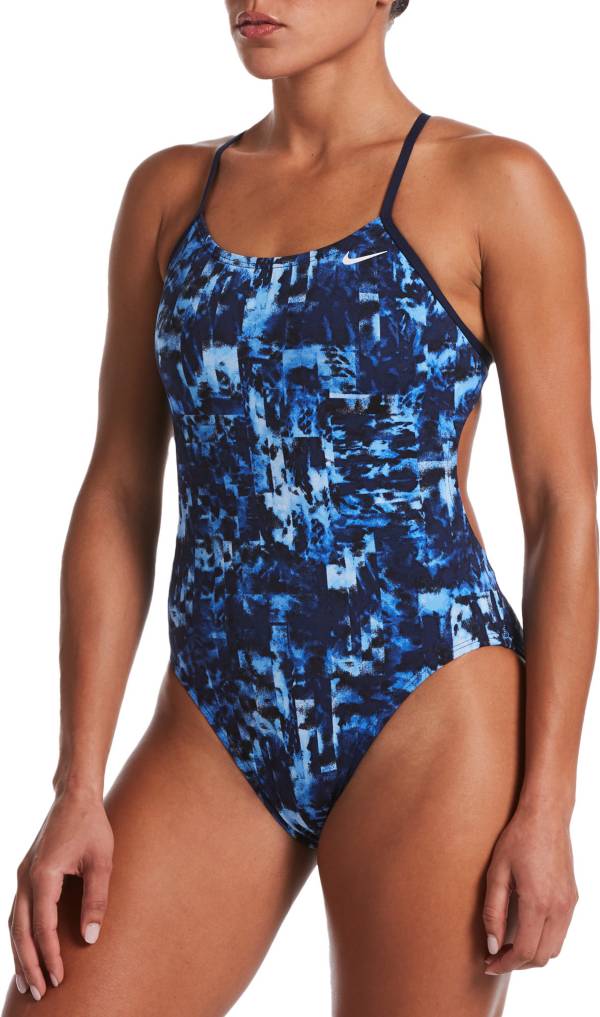 Nike Women's Fire Cutout One Piece Swimsuit