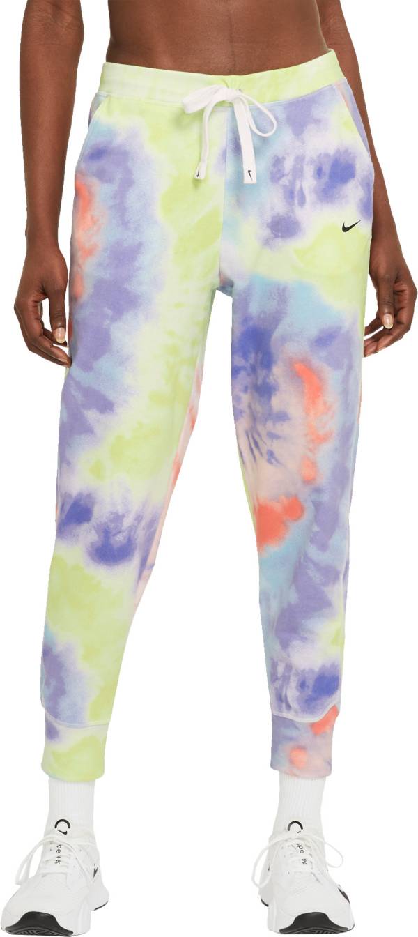 Nike Women's Dri-FIT Get Fit Tie Dye 7/8 Training Pants