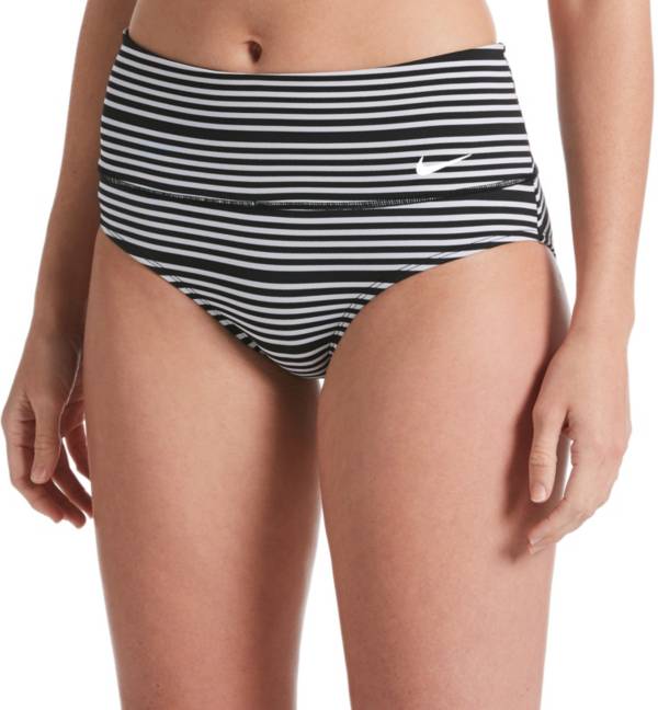 Nike Women's Sport Mesh High Waist Swim Bottoms