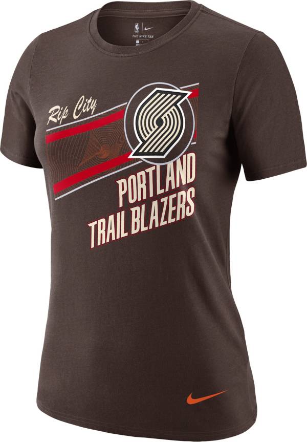 Nike Women's 2020-21 City Edition Portland Trail Blazers Dri-FIT Logo T-Shirt