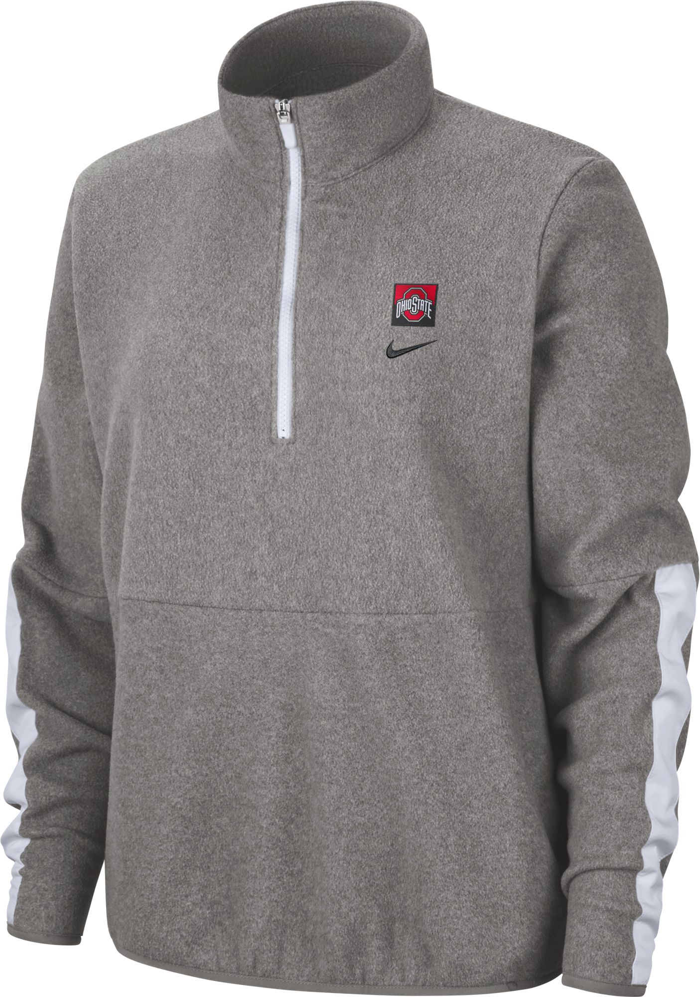 nike grey quarter zip