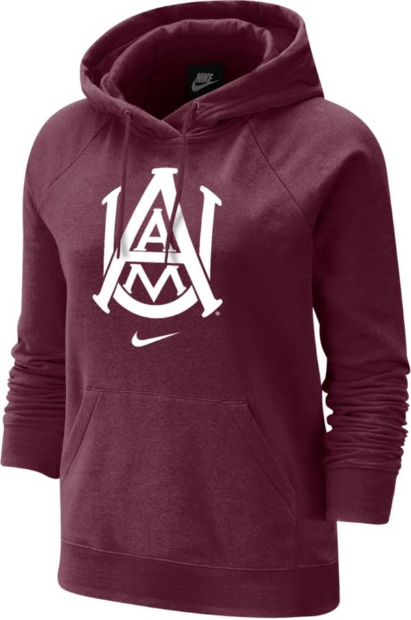 Nike Women's Alabama A&M Bulldogs Maroon Varsity Pullover Hoodie