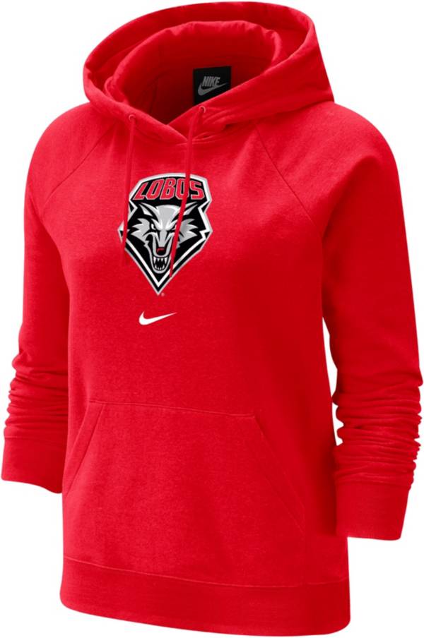 Nike Women's New Mexico Lobos Cherry Fleece Pullover Hoodie