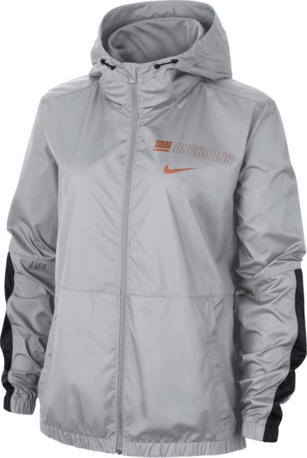 Nike Women's Texas Longhorns Grey Full-Zip Repel Parka