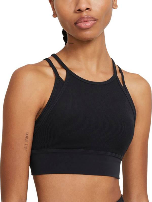 Nike Women's Yoga Dri-FIT Indy Light-Support Padded Longline Sports Bra