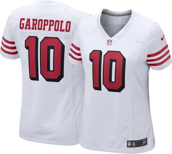 Nike Women's San Francisco 49ers Jimmy Garoppolo #10 White Game Jersey