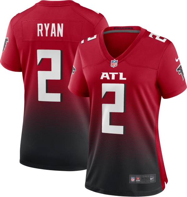 Nike Women's Atlanta Falcons Matt Ryan #2 Red/Black Game Jersey