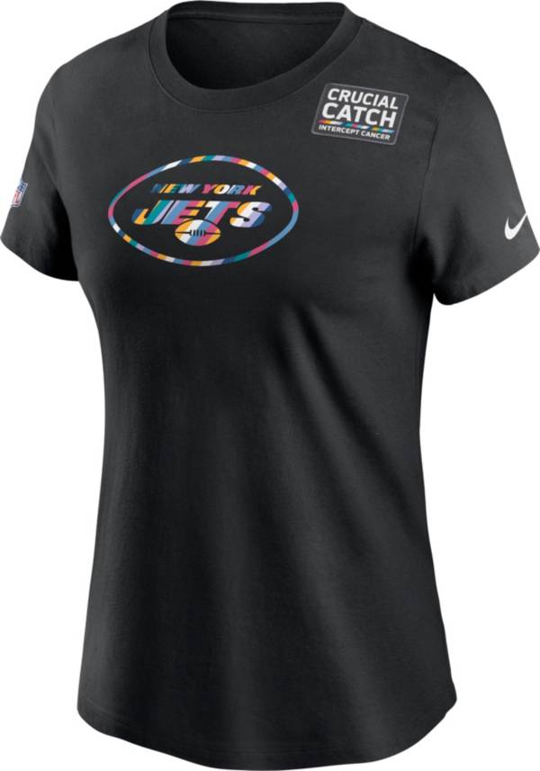 Nike Women's New York Jets Black Crucial Catch Logo T-Shirt product image