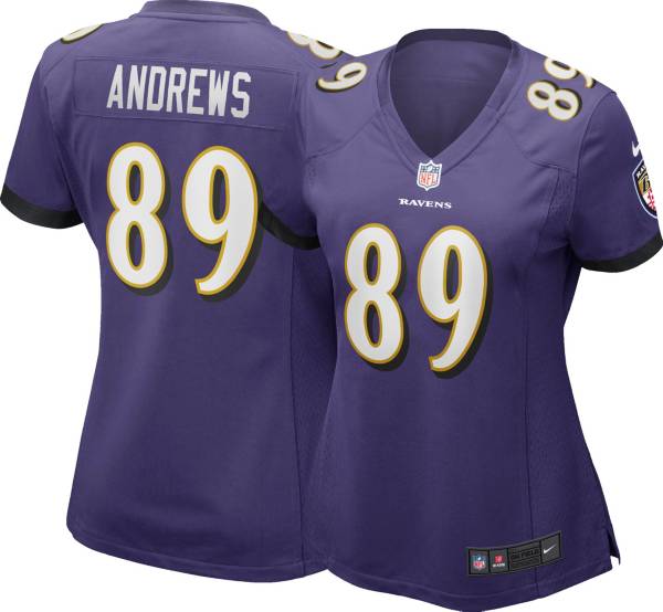 Nike Women's Baltimore Ravens Mark Andrews #89 Home Purple Game Jersey product image