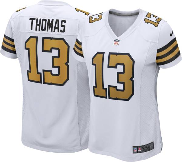 Nike Women's New Orleans Saints Michael Thomas #13 White Game Jersey