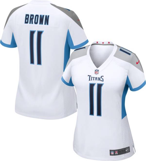 Nike Women's Tennessee Titans A.J Brown #11 White Game Jersey