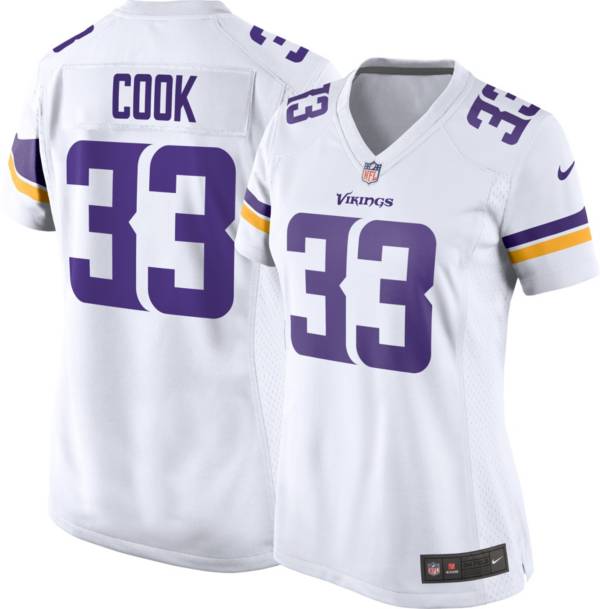 Nike Women's Minnesota Vikings Dalvin Cook #33 White Game Jersey