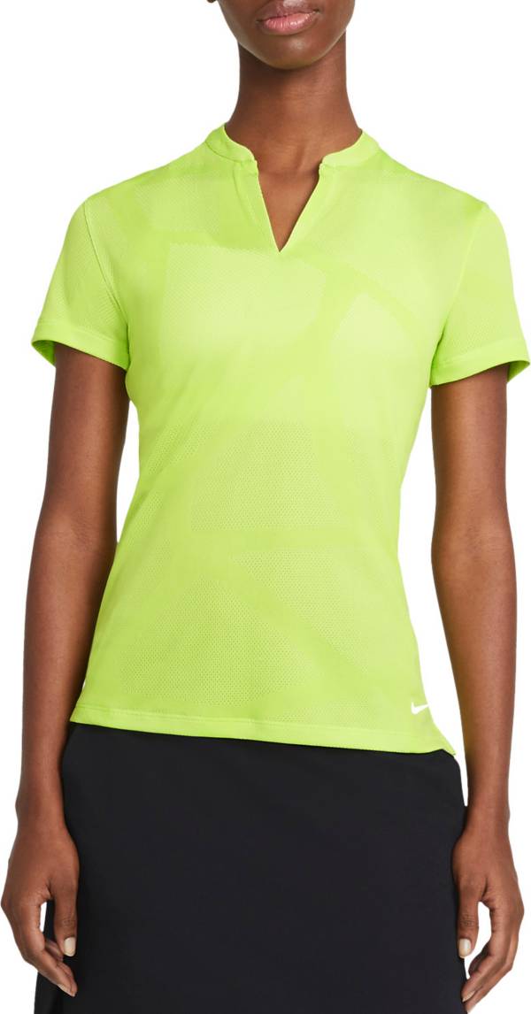 Nike Women's Course Jacquard Short Sleeve Golf Polo