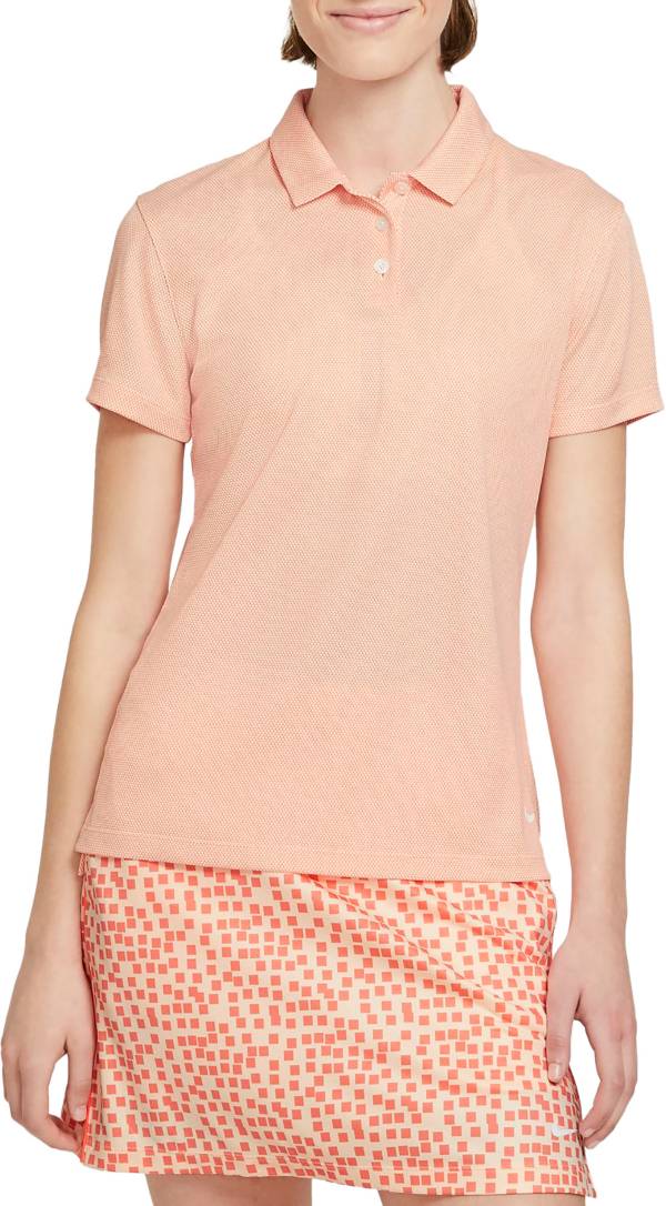 Nike Women's Dri-FIT Victory Textured Short Sleeve Golf Polo