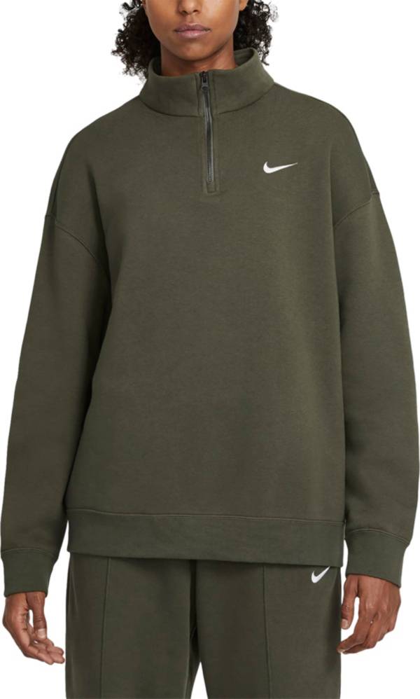Nike Women's Sportswear 1/4 Zip Fleece Pullover