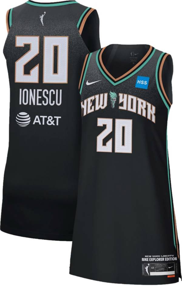 Nike Adult New York Liberty Sabrina Ionescu Black Authentic Jersey