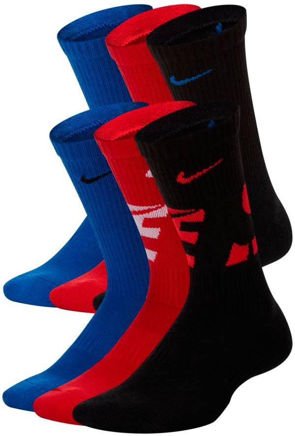 Nike Youth Everyday Cushioned Crew Socks – 6 Pack product image