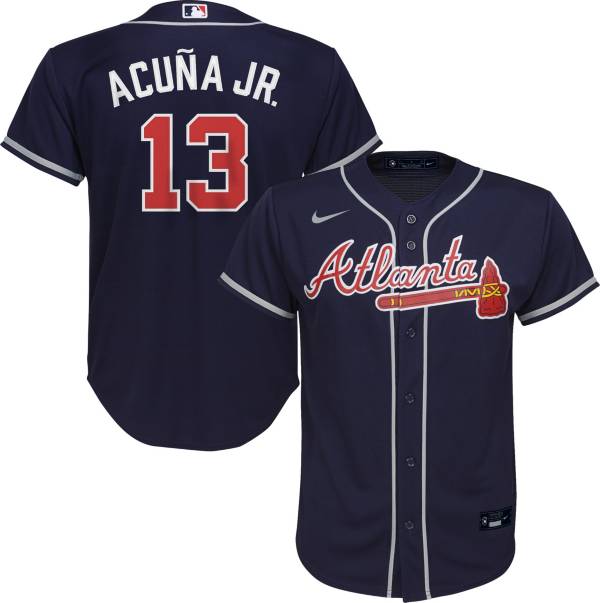 Men's Atlanta Braves #13 Ronald Acuna Jr Baseball Jersey