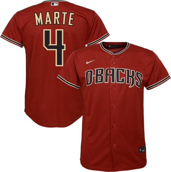 Nike Youth Replica Arizona Diamondbacks Ketel Marte #4 Cool Base Red Jersey