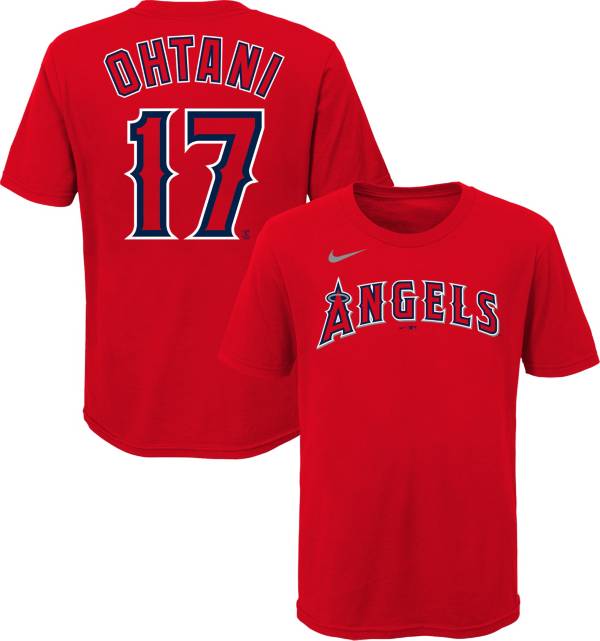 Nike Youth Los Angeles Angels Shohei Ohtani #17 Red T-Shirt