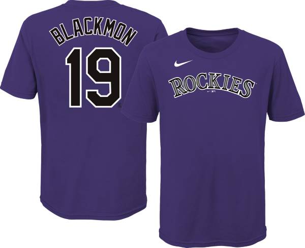 Nike Youth Colorado Rockies Charlie Blackmon #19 T-Shirt