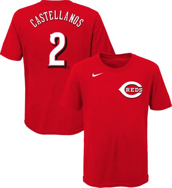 Nike Youth Cincinnati Reds Nick Castellanos #2 Red T-Shirt