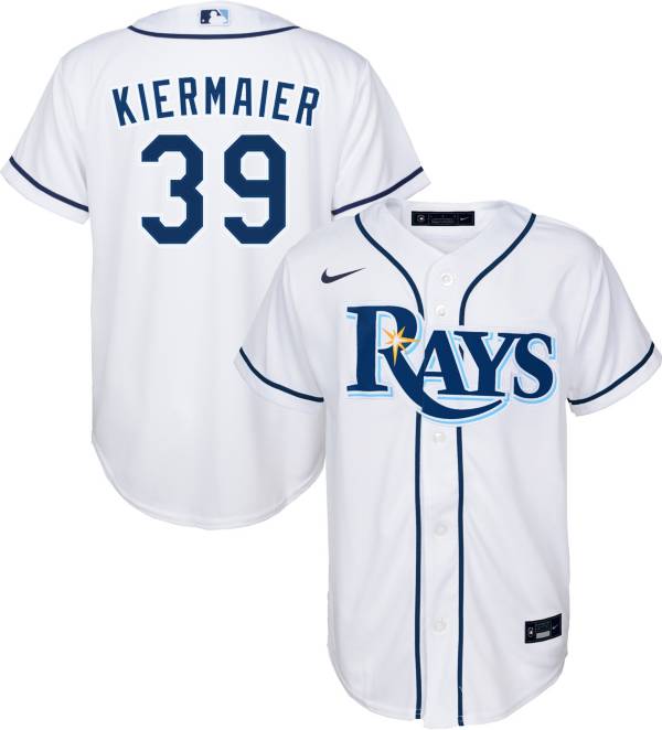 Nike Youth Replica Tampa Bay Rays Kevin Kiermaier #39 Cool Base White Jersey