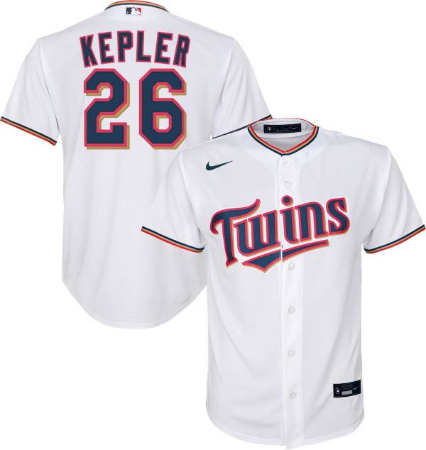 Nike Youth Replica Minnesota Twins Max Kepler #26 Cool Base White Jersey