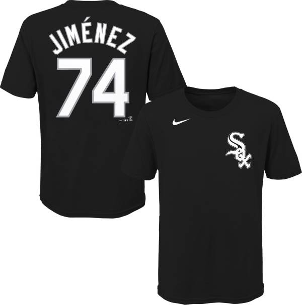 Nike Youth Chicago White Sox Eloy Jimenez #74 Black T-Shirt