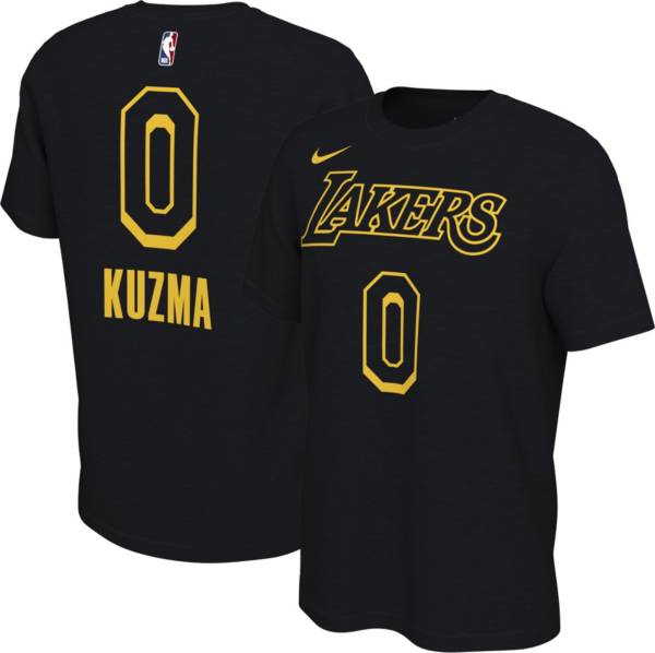 Nike Youth Los Angeles Lakers Kyle Kuzma #0 Black Mamba T-Shirt