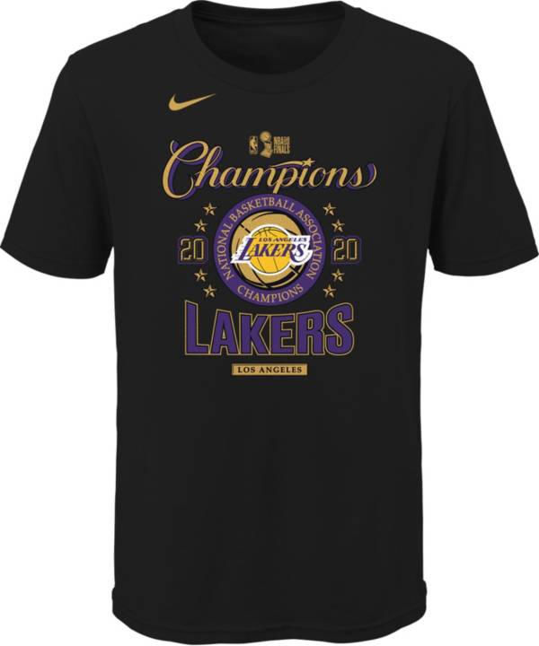 Nike Youth 2020 NBA Champions Los Angeles Lakers Locker Room T-Shirt