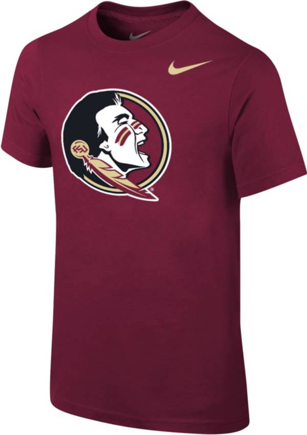 Nike Youth Florida State Seminoles Garnet Core Cotton T-Shirt