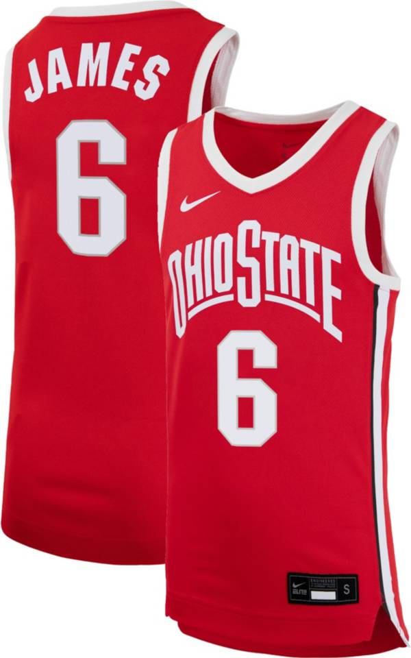 Nike Youth LeBron James Ohio State Buckeyes #23 Scarlet Replica Basketball Jersey