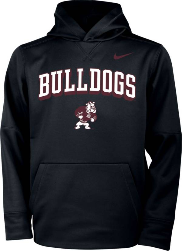 Nike Youth Alabama A&M Bulldogs Therma Pullover Black Hoodie