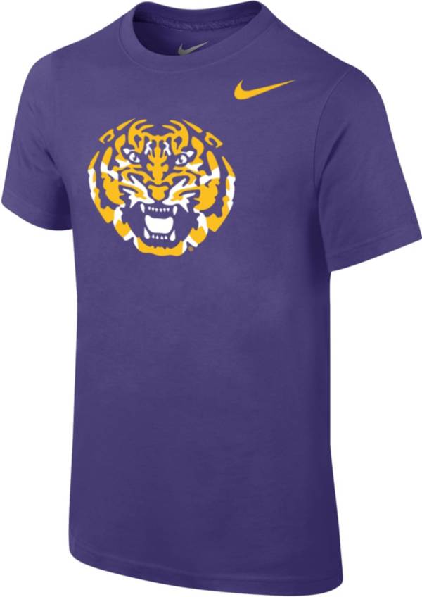 Nike Youth LSU Tigers Purple Core Cotton T-Shirt