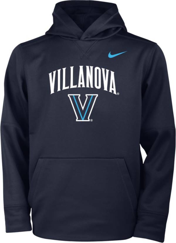 Nike Youth Villanova Wildcats Navy Therma Pullover Hoodie product image
