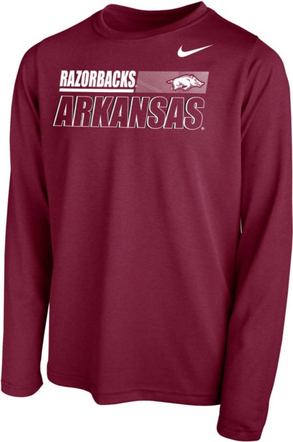 Nike Youth Arkansas Razorbacks Cardinal Club Fleece Pullover Hoodie