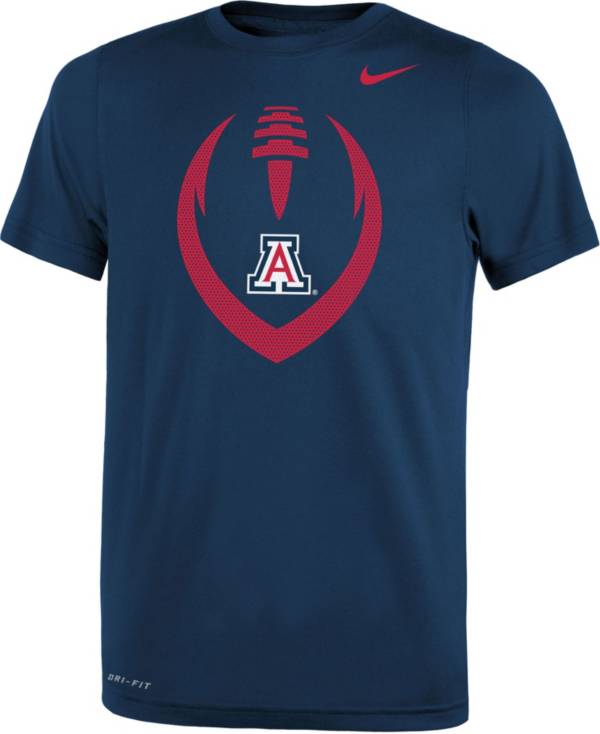 Nike Youth Arizona Wildcats Navy Legend Performance Football T-Shirt