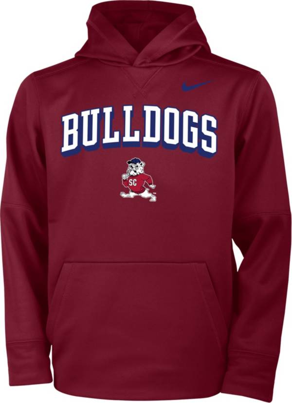 Nike Youth South Carolina State Bulldogs Garnet Therma Pullover Hoodie