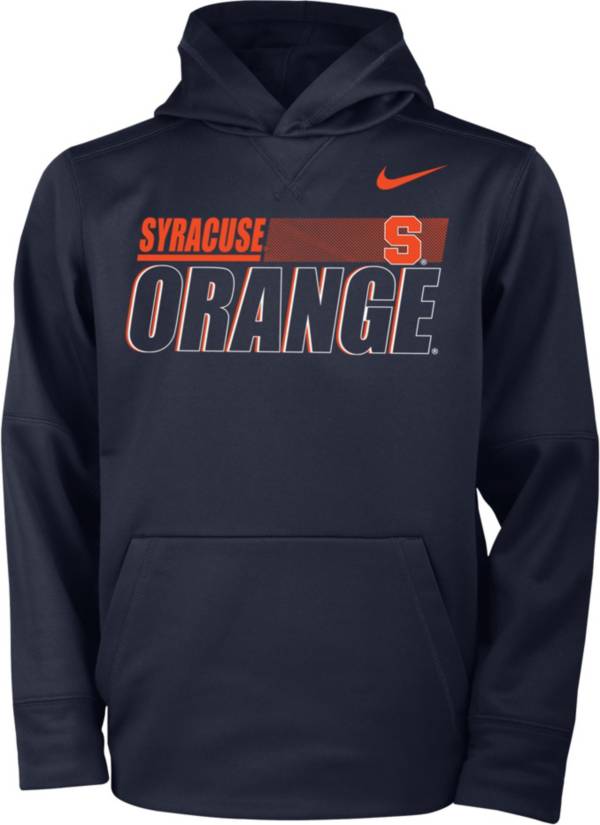 Nike Youth Syracuse Orange Blue Therma Pullover Hoodie