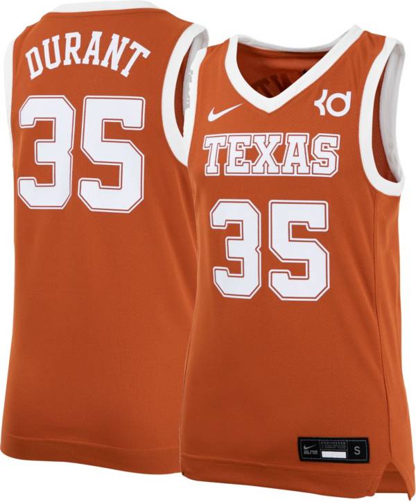 Nike Youth Kevin Durant Texas Longhorns #35 Burnt Orange Replica Basketball Jersey