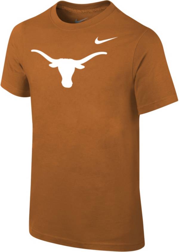 Nike Youth Texas Longhorns Burnt Orange Core Cotton T-Shirt