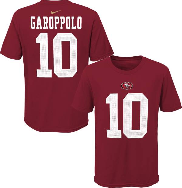 NFL Team Apparel Youth San Francisco 49Ers Jimmy Garoppolo #85 Red Player T-Shirt