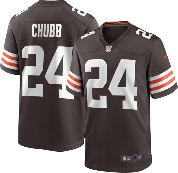 Nike Youth Cleveland Browns Nick Chubb #24 Brown Game Jersey