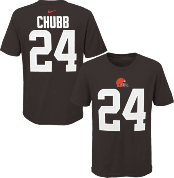 NFL Team Apparel Youth Cleveland Browns Nick Chubb #24 Brown Player T-Shirt product image