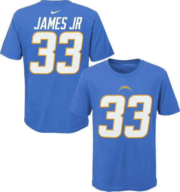 NFL Team Apparel Youth Los Angeles Chargers Derwin James Jr. #85 Blue Player T-Shirt