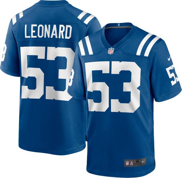 Nike Youth Indianapolis Colts Darius Leonard #53 Blue Game Jersey