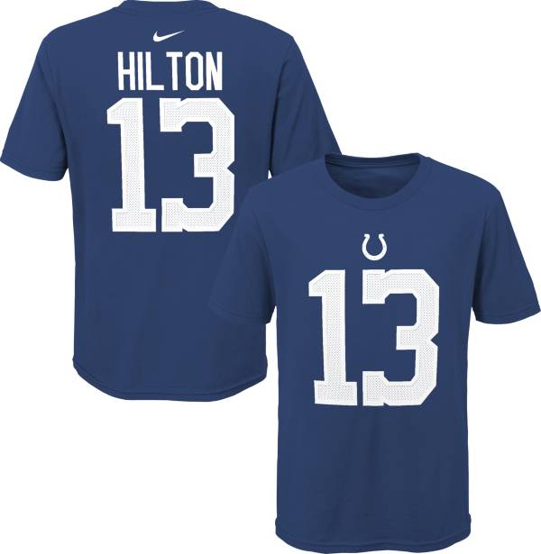 NFL Team Apparel Youth Indianapolis Colts T.Y. Hilton #85 Blue Player T-Shirt