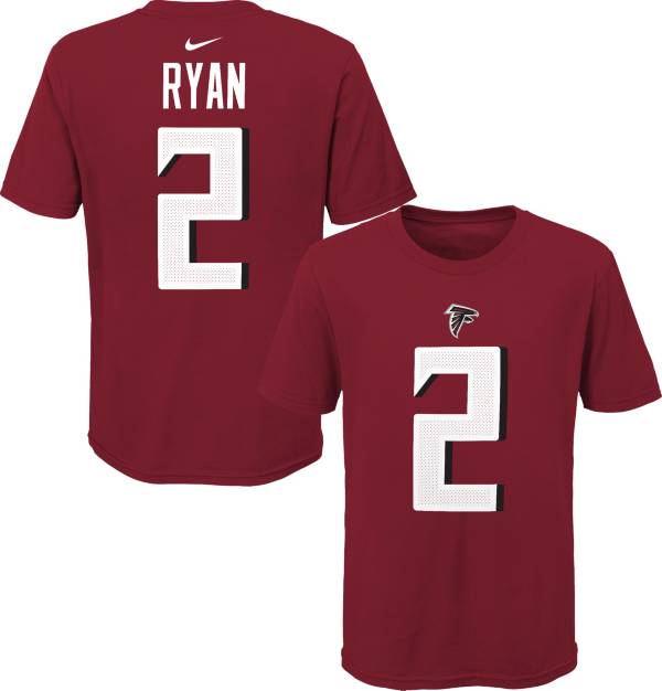 NFL Team Apparel Youth Atlanta Falcons Matt Ryan #85 Red Player T-Shirt